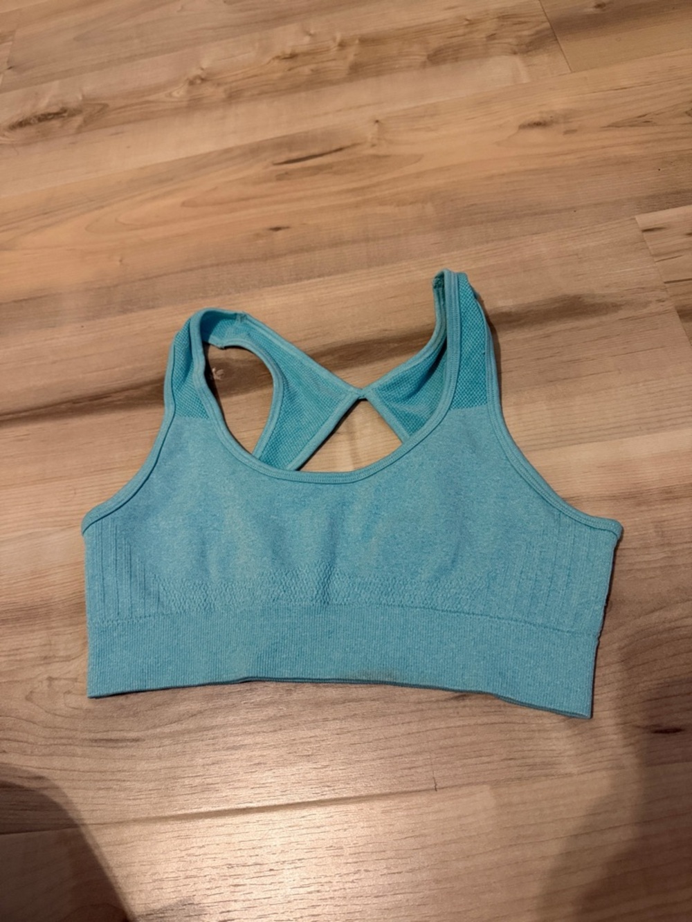 Size small teal amazon sports bra